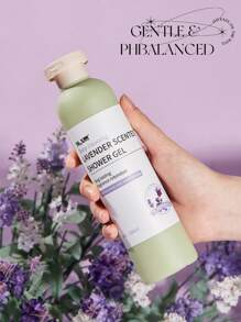 mingxuan 260ml Large Capacity Lavender Pure Vegan Fragrance Shower Gel, Suitable For Dry Skin, Body Wash, Travel Size, Sweat & Odor Cleansing, Daily Bathing Fragrance, Lavender Scented, Long-Lasting Fragrance, Deep Pore Cleansing & Moisturizing, Unisex 260ml Fragrance Shower Gel