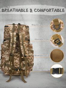 1PC 75L Waterproof Camo Backpack Hiking Camping Backpack Rucksack Outdoor Sports Climbing Bag Mountaineering Backpack Waterproof Large Capacity Oversized Use Holiday Essentials Hiking Camping Multi-Functional Christmas Bag Laptop Thanksgiving Computer Large Capacity Outdoor Waterproof Camping Hiking Backpack Travel Gifts Chest Bag Side Bags Satchel Bag Leather Bag Hobo Bag Gifts Travel Essentials School Bag Travel Bag Gym Bag Sports Bag Summer Back To School Beach Bag Beach Laptop Case The Sporty Life Summer Bag Springbreak Vacation Men Bag Pack Hiking Bag Weekend Bag Backpacks Travel Must Haves Large Bag School Supplies School Backpack - Ngụy trang - Xem 2