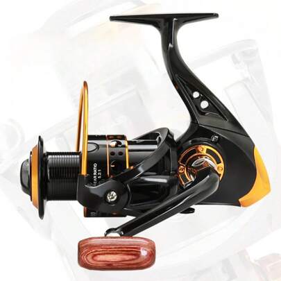100kg Max Drag Spinning Fishing Reel, Featuring 13 Ball Bearings And A 5.2:1 Gear Ratio For Superior Performance, Ideal For Heavy-Duty Saltwater Fishing With An Impressive 130LBS/100kg Capacity