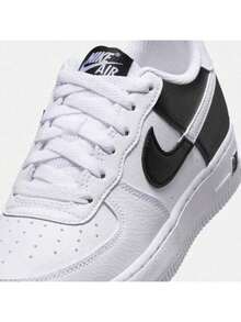 Nike 大童新款经典 Air Force 1 百搭耐穿透气低帮休闲运动鞋 - 白色 - 查看 8