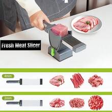 Fresh Meat Slicer Cleaver Kitchen Knife Set For Meat Slicing Shredding, Manual Jerky Cutter Food ...