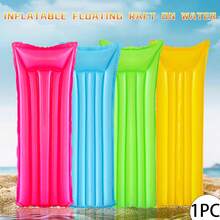 Summer Adult Floating Raft Swimming Ring Water Sports Inflatable Floating Mattress Floating Board Beach Play Beach Lounge Chair - Multicolor - View 2