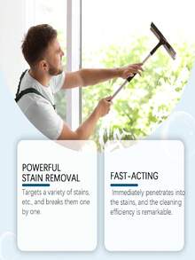 1pc (120ml) Glass Cleaner, Home Mirror Glass Degreasing Stain Remover Glass Cleaning Spray, Multi-Scene Applicable, Random Delivery Of New And Old Models. - Multicolor - View 4