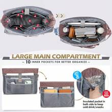 Teacher Tote Bag 15.6 Inch Laptop Bag For Women Work Bag Laptop Tote Nurse Bag Professional Computer Messenger Bag With Insulated Pocket, Laptop Briefcase For Office, College, Nursing - Bột cao su - Xem 7