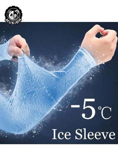 Ice Silk Bicycle Sleeves Summer Breathable Cycling Arm Protection Outdoor Sun UV Protect Sports MTB Road Bike Sleeves