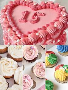 Sprinkles For Cake Decorating,For Cupcake, Baking, Cake Toppings,Suitable For Wedding Party, Sprinkle Birthday Party, Party Dessert Decoration,Birthday Cakes Sprinkle Decor - Multicolor - View 2