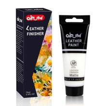 Peinture acrylique pour cuir pour la peinture de chaussures - 12 couleurs de peinture pour cuir pour la décoration de sacs et de portefeuilles, l'entretien des vestes en cuir, les artisanats DIY et la personnalisation de projets en cuir, (75 ml, 2,5 oz), 12 couleurs de peinture acrylique pour cuir, 12 ml (0,4 oz), 18/36 couleurs de peinture acrylique pour cuir, 30 ml (1,01 oz)