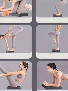 1 件加厚平衡垫、柔软踏脚板、核心支撑轮训练器、防滑家用瑜伽健身垫、超厚跪垫。万圣节、圣诞节、新年送给妻子、朋友、母亲的完美礼物 - 彩色 - 查看 2