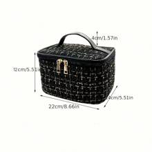 Ladies' Handbag, Beach Handbag, Ladies' Zipper Lipstick And Cosmetics Bag Mouth, Hand-Held Storage Bag, Suitable For Any Occasion, Such As Work, Business, Dates, Daily Life And Travel, Fashionable Vacation Bag, Beach Essentials, Women's Bag For Vacation And Holidays, The Latest Holiday Bag