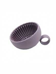 1 件无味刷子清洁垫，带刷子清洁垫，硅胶化妆刷清洁碗，适用于眉刷、腮红刷、面部刷和眼刷 - 彩色 - 查看 7