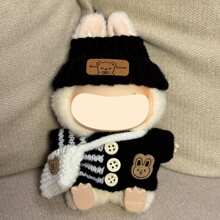 1/2 Sets Fashionable Clothing Sets Suitable For Labubu (Without The Doll), Hand-Woven , Cute Clothes, Bags, Hats, DIY Fashionable And Interesting Accessories, Suitable For Daughter's Birthday, Anniversary, And Holiday Gifts, Christmas Gift