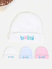 1pc Embroidered Baby Cap Hat, Warm, Breathable, Windproof And Protective, 0-6 Months Old Baby Boys And Girls, Thin And Comfortable, Suitable For Daily Use In Hospitals And Outdoors, Cute And Exquisite Gift Hat, Spring And Summer Style - Multicolor - View 8