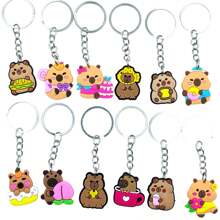 1 pieza Llavero/colgante de Capibara 2025 nuevo, decoración de habitación linda, accesorio para mochila, colección de pasatiempos - regalo de vacaciones, regalo de cumpleaños, regalo para aficionados