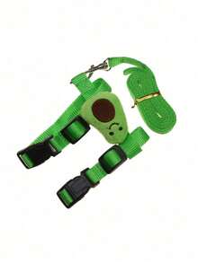 Einfarbiges, süßes Haustier mit verstellbarem rutschfestem Zugseil, Kaninchen-Geschirr und Leine, verstellbar für kleine Tiere wie Frettchen, Meerschweinchen, Igel zum Spazierengehen Outdoor, süße Dekorationen