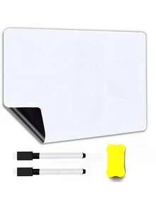 Convenient Magnetic Dry Erase Fridge Calendar - Comes With 2 Free Markers And 1 Magnetic Whiteboard Eraser, Perfect For Kitchen Organization And Office - White - View 2