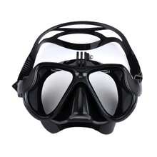 JoyMaySun Máscara Subacuática Profesional Cámara Máscara de Buceo Gafas de Natación Snorkel Buceo Soporte de Cámara Para GoPro - Negro - Ver 8