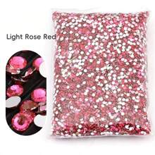 Non Hot Fix Rhinestones 2mm-6mm Silver Bottom Round Resin Flatback Crystal Rhinestone DIY Nail Art Jewelry Garment Decorations