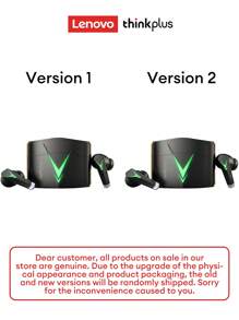 Lenovo Lenovo LP6 Bluetooth Earbuds With ANC Noise Cancellation, Half In-Ear Design, Gaming/Sports, Low Latency, High-Quality Audio, Wireless Earphones With Microphone