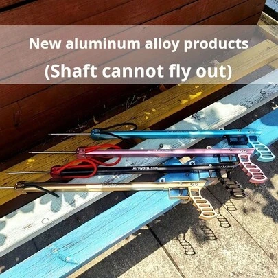 2025 New Model "Surfing The Sea" Submarine Fishing Spear Rubber Band Spring Bow - High Precision Aluminum Fishing Bow. Ergonomic Grip - Suitable For All Waterbow. Lightweight And Durable, Perfect For Outdoor Fishing, Diving, And Light Fishing Accessories.