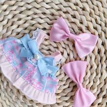 新款10厘米娃娃衣服，高品质可爱公主蕾丝裙替换装，批发适用于娃娃 - 彩色 - 查看 5