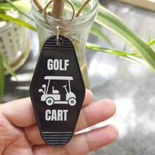 1 pièce Porte-clés de voiture vintage d'hôtel, étiquette de clé acrylique drôle, porte-clés, bijou, cadeau pour femmes et hommes, amis, accessoires de voiture scolaire, gothique mignon Y2K