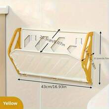 1 件最新款壁挂式鞋架 - 窄型多层收纳架，适合家庭使用，智能节省空间设计，无需钻孔，承重 4 公斤，非常适合在客厅和入口处存放鞋子 | 现代鞋架 | 塑料结构，鞋子收纳收纳架 - 彩色 - 查看 11