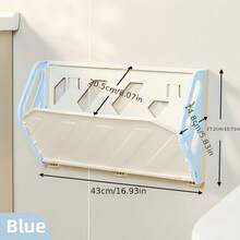 1 件最新款壁挂式鞋架 - 窄型多层收纳架，适合家庭使用，智能节省空间设计，无需钻孔，承重 4 公斤，非常适合在客厅和入口处存放鞋子 | 现代鞋架 | 塑料结构，鞋子收纳收纳架 - 彩色 - 查看 15