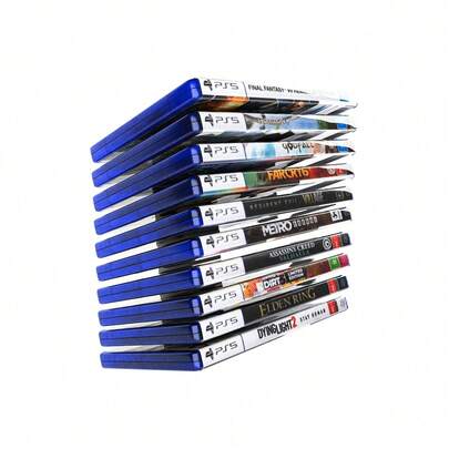 Organizador de Mídia Gamer – Ideal para DVDs, Blu-rays e Jogos