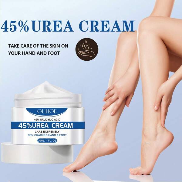 Crema hidratante para manos y pies de 30 ml: nutre, repara los talones agrietados y la piel seca, suaviza los brazos y la piel.