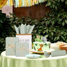 10/20pcs Green Tissue Paper For Gift Packaging, Floral Wrapping Paper For DIY Crafts Gift Wrapping Birthday Wedding Party Packaging Decoration - Gift Packaging Paper - View 8