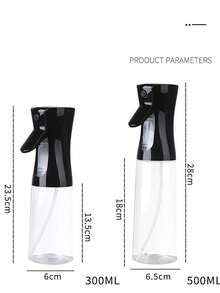 1 件厨房食用油喷雾瓶，适用于空气炸锅的创意喷雾瓶，塑料细雾喷雾瓶 - 黑色 - 查看 9