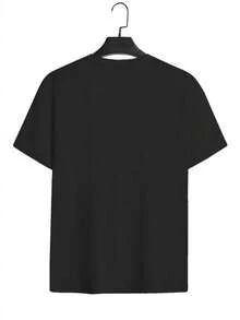 One Music Direction Band T Shirt Men's Casual Crew Neck Tee Daily Short Sleeve T-Shirts - 黑色 - 查看 2