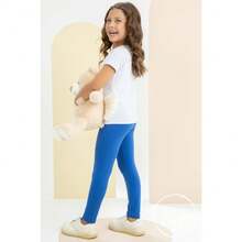 Kit 5 Calça Leg Legging Cotton Infantil Juvenil Menina Tamanho 1 a 16