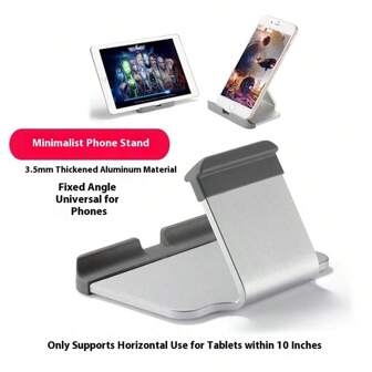 Supporto per telefono cellulare in metallo, supporto da tavolo pigro per telefono cellulare e tablet, supporto universale regolabile su più angolazioni, supporto per telefono cellulare per lezioni online dei bambini, compatto e portatile