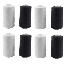 2/4/8/12件装 500米缝纫线 涤纶线 黑色 白色 坚固耐用缝纫线 缝纫线轴 涤纶 适用于手动缝纫机 - 彩色 - 查看 11