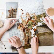 Custom Puzzle From Photo - Personalized Jigsaw Puzzles With Picture - Photo Puzzle Anniversay Gift - Up To 500 Pieces Puzzle - Multicolor - View 12