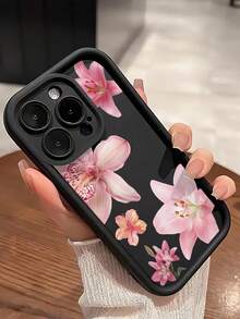 1 chiếc ốp lưng điện thoại TPU chống sốc họa tiết hoa ly hồng tối giản, tương thích với iPhone 16 Pro Max/15 Plus/14/13/12/11/8P/XS Max, Galaxy S24 Ultra/S23FE/S22/S21/S20/A52S/A15/A03. Chống nước, chống rơi vỡ và chống trầy xước. Phiên bản quốc tế, không phải phiên bản nội địa. - Nhiều màu - Xem 5