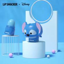 LIP SMACKER 史迪奇蓝莓味润唇膏，经典TSUM TSUM系列，持久保湿滋养，柔软双唇，适合作为礼物，可爱的收藏品，送给家人和朋友的绝佳礼物 - LIPSMACKER