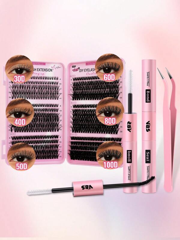 مجموعة 3 قطع: صندوق عين كاذبة أسود و 1 بريق عين مزدوجة و1 برتقالي بعين منحرفة & Tzerzer، VBS30D/40D/50-D/60- D/100D عين مزيفة، 32 زوج صندوق سعة عالية، رموش طويلة للغاية مقاس 8-16 مم، 5مل * 2 عين قوية للغاية ? براق، أسلوب فرشاة 2 في 1 عين ; مناسب للحفلات/الارتداء اليومي، مناسب للاستخدام اليومي/مناسبات، أداء محدود