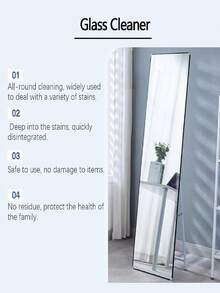 1pc (120ml) Glass Cleaner, Home Mirror Glass Degreasing Stain Remover Glass Cleaning Spray, Multi-Scene Applicable, Random Delivery Of New And Old Models. - Multicolor - View 6