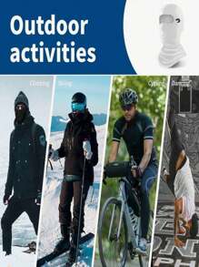 3pcs/1pc/2Pcs Balaclava Face Mask, Ski Mask For Men Women, UV Protection Windproof Scarf For Motorcycle Snowboard Cycling