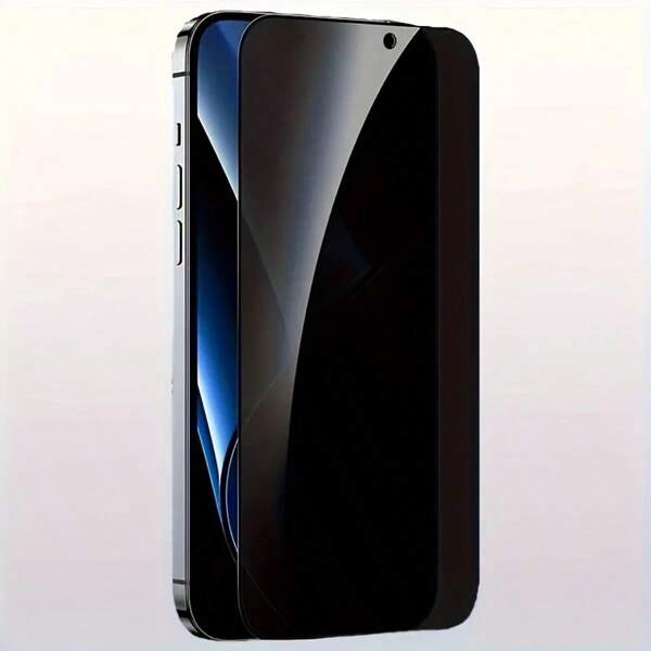 2pcs Anti-Spy Tempered Glass Screen Protector Compatible With Apple 16 Pro Max, 15, 13 Mini, XR, 13 Anti-Oil Anti-Scratch
