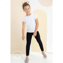 Kit 5 Calça Leg Legging Cotton Infantil Juvenil Menina Tamanho 1 a 16