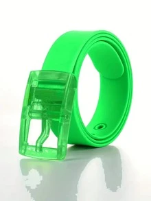 男士时尚硅胶休闲腰带，塑料扣 - 白色和糖果色可选，适合休闲和正式场合，可调节，是圣诞节、情人节、毕业典礼的完美礼物，也是秋季、万圣节和秋冬季日常穿着的舒适配饰，适合青少年、青年、男士，休闲、户外、运动、度假、毕业、生日、日常穿着。