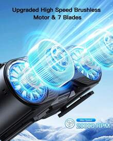 Portable 2-In-1 Dual-Fan Hip And Neck Fan (20,000 RPM) - 5-Speed Turbo Airflow, 10,000 MAh Battery (24-Hour Runtime), USB-C Charging - Outdoor Air Conditioner For Hiking, Camping, And Sports - Convertible Hip Clip And Neckband