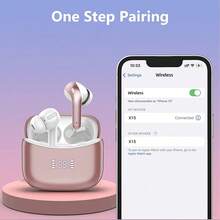 LIFEBEE 无线耳塞，无线 5.3 入耳式耳机，LED 电量显示运动耳机触控入耳式耳机 - 均碼 - 查看 7