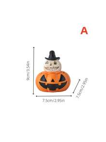 1PC Ceramic Creative Halloween Pumpkin Candlesticks - Perfect For Party & Home Decor - Multicolor - View 10