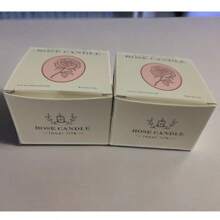 2Pcs Handcrafted Rose & Peony Flower Scented Candle Perfect For Yoga, Meditation, And Relaxation! Shaped Like A Lotus With Rich Fragrances, It's Reusable – You Can Use It As An Incense Burner Or Storage For Yoga Items.