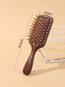 Home Shun Hair Beauty Wooden Airbag Comb, Massage Comb, Handheld Labor Saving Round Head Bamboo Teeth Not Hurt Hair Ladies Long Hair Home Rubber Air Cushion Comb Gift, Wear Resistant, Massage Large Comb, Long Hair Massage Comb, Anti-Static Airbag Wooden Comb.