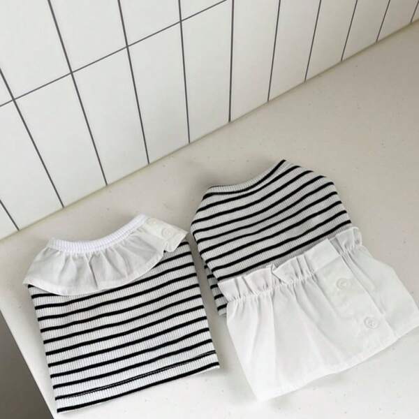 Pet Dog/Cat Summer Dress, Suitable For Poodle, Teddy, Bichon Frise, Maltese And Other Small Dogs, Prevent Shedding Sleeveless